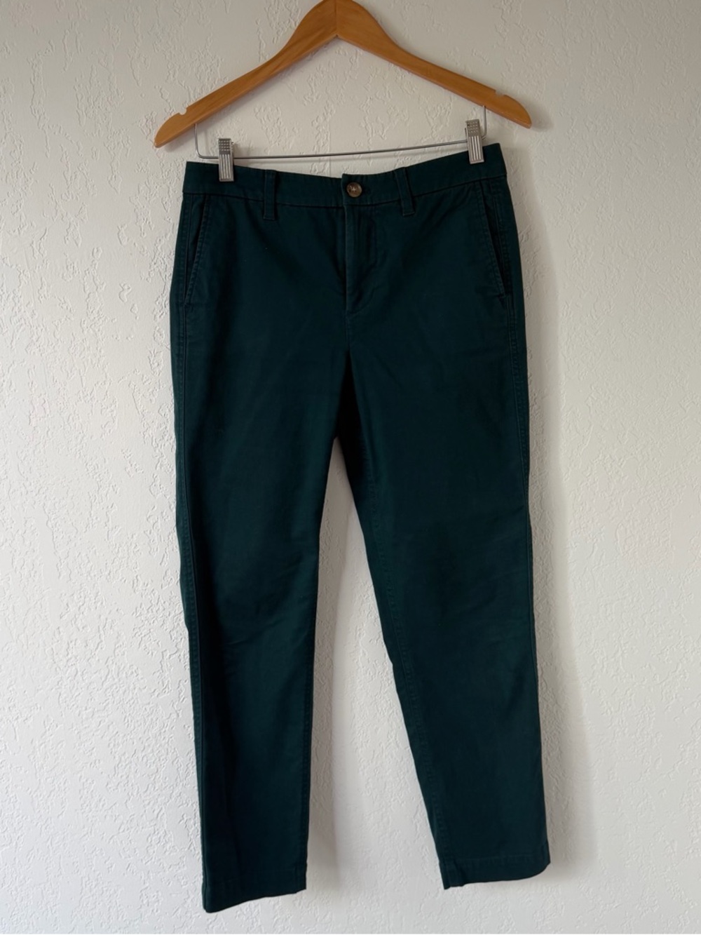 J. Crew Forest Green Slim Chinos